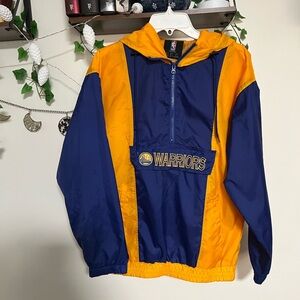 NBA Warriors Raincoat - Blue and Yellow